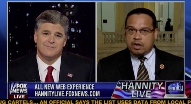 Rep. Ellison Calls Hannity ‘the Worst Excuse For A Journalist I’ve Ever 