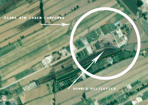 New Satellite Photos Show Bin Laden Compound, Downed Helicopter - TPM ...