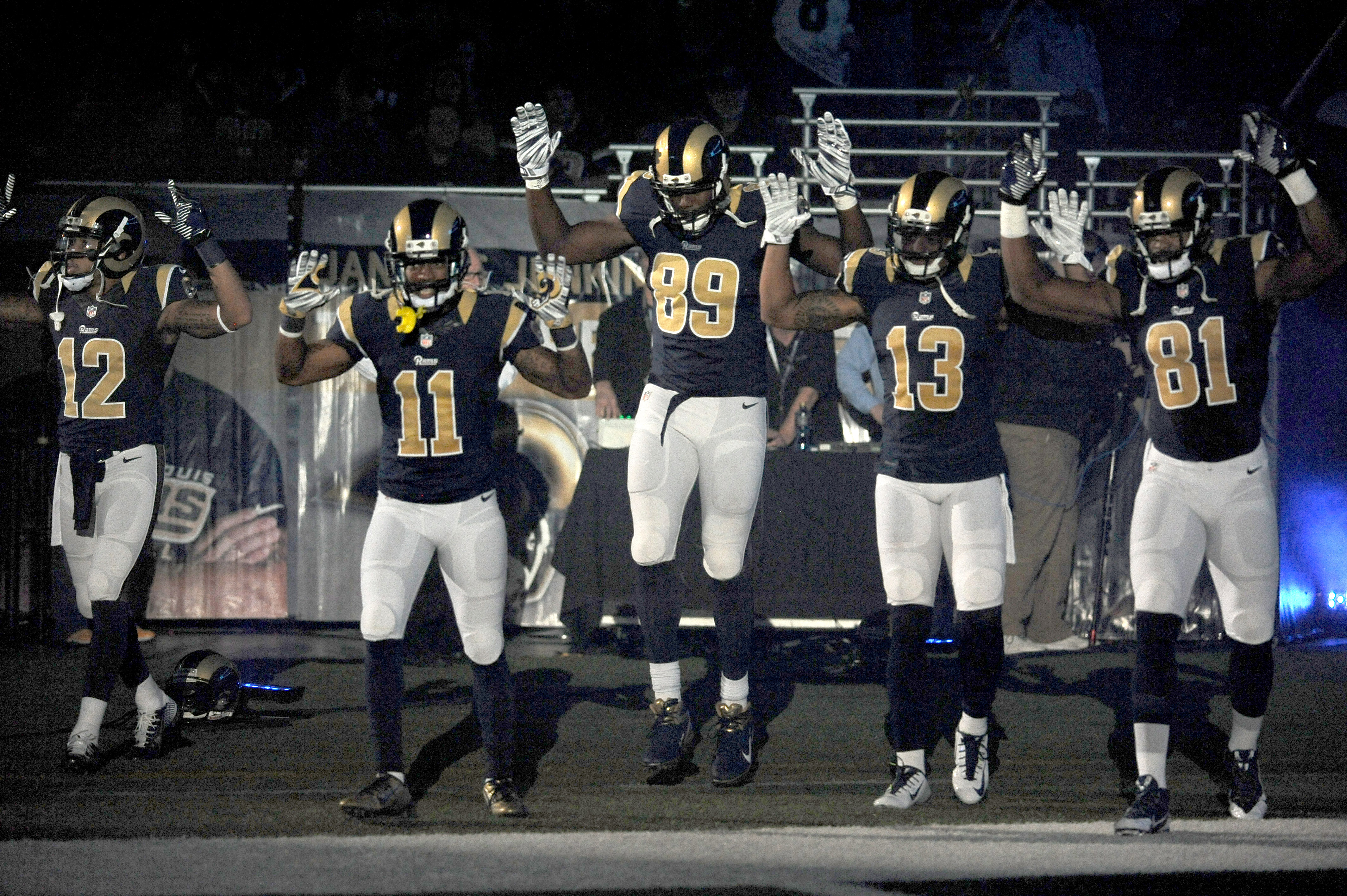 NFL Won't Punish St. Louis Rams For 'Hands Up, Don't Shoot' Gesture - TPM –  Talking Points Memo