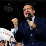 Republican presidential candidate Sen. Ted Cruz, R-Texas, speaks during a rally at the Hoosier Gym in Knightstown, Ind., Tuesday, April 26, 2016. (AP Photo/Michael Conroy)