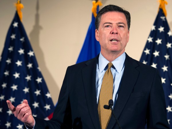 FBI Director James Comey makes a statement at FBI Headquarters in Washington, Tuesday, July 5, 2016. (AP Photo/Cliff Owen)