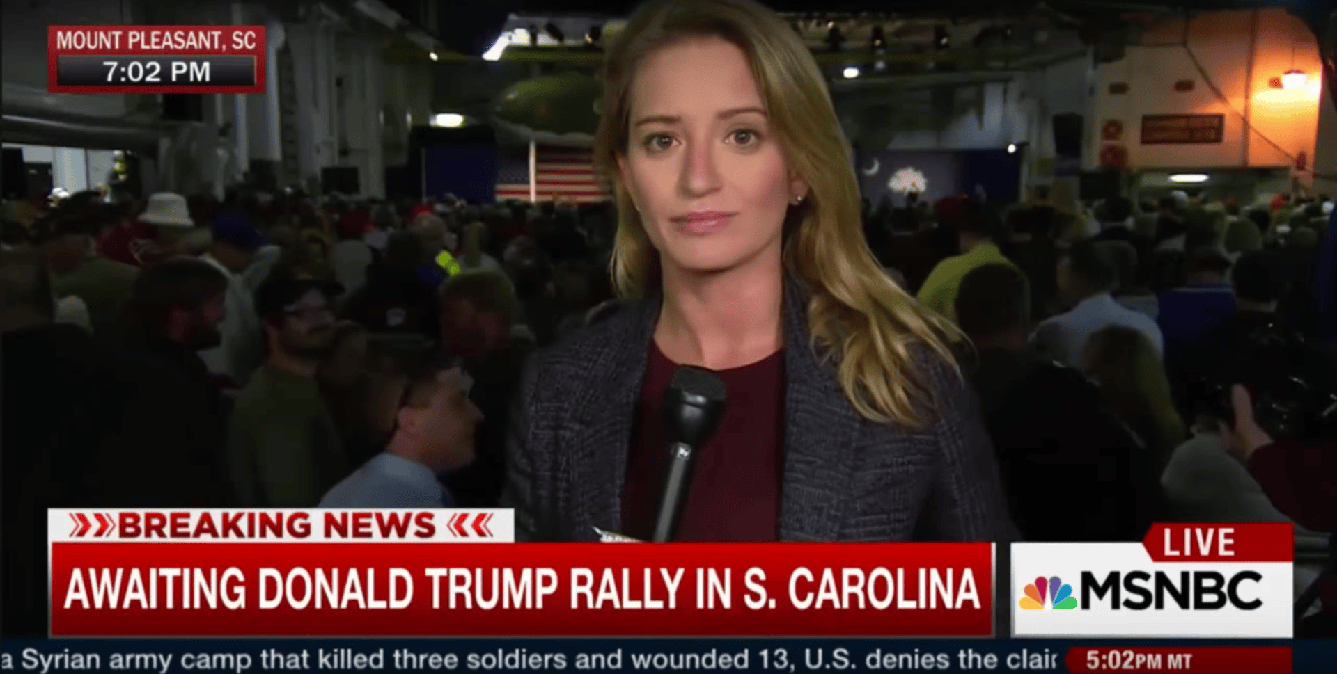 Msnbc Ripon Rally Secret Service Took Steps To Protect MSNBC’s Katy Tur At Trump Rally ...