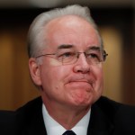 Secretary of Health and Human Services-designate, Rep. Tom Price, R-Ga., pauses on Capitol Hill in Washington, Wednesday, Jan. 18, 2017, at his confirmation hearing before the Senate Health, Education, Labor and Pensions Committee. (AP Photo/Carolyn Kaster)