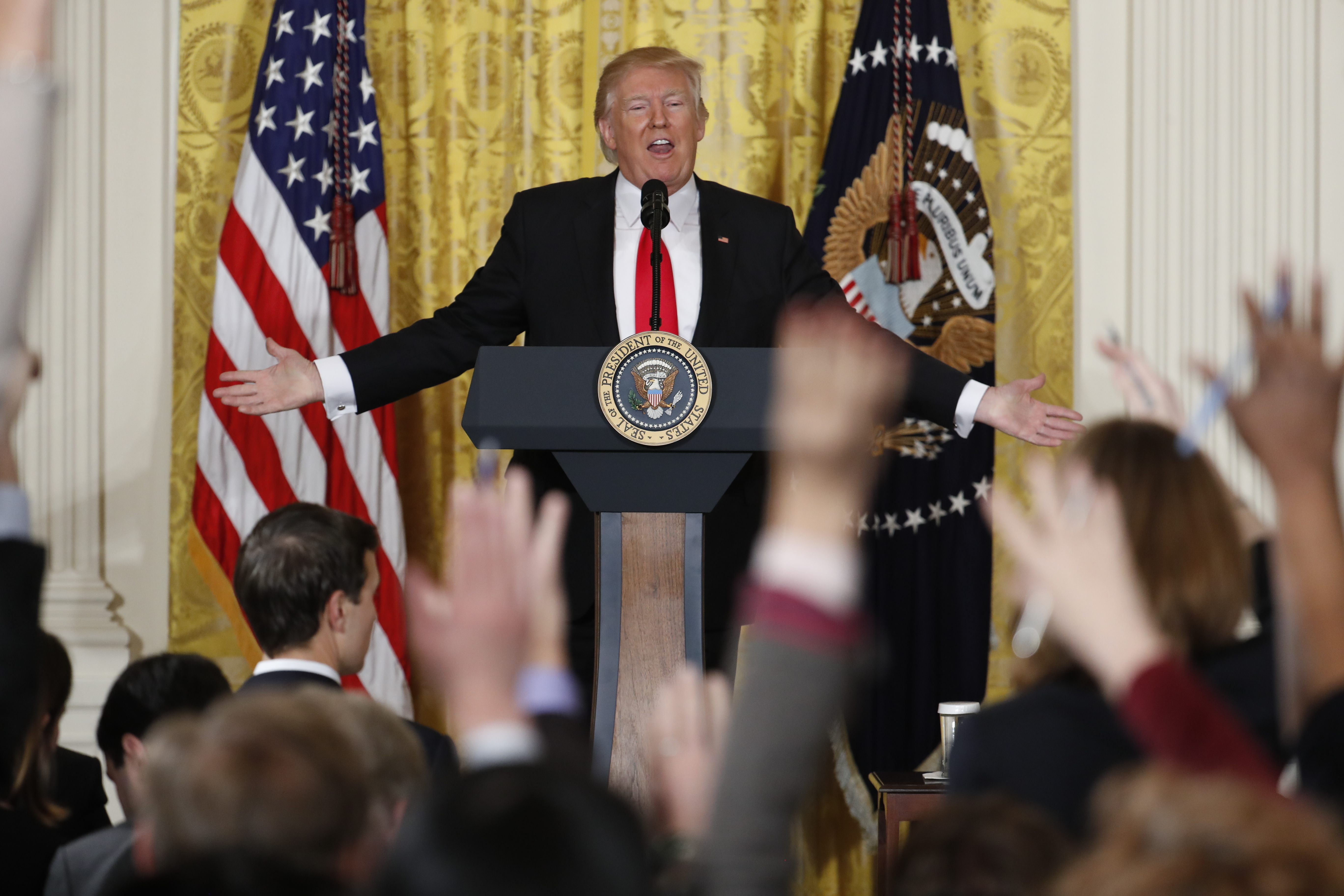 The 8 Craziest Moments Of Trump’s Impromptu Press Conference - TPM ...