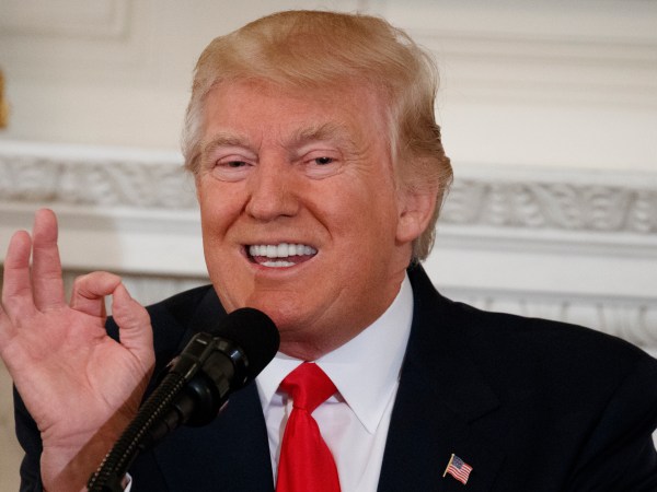 President Donald Trump speaks to a meeting of the National Governors Association at the White House, Monday, Feb. 27, 2017, in Washington. (AP Photo/Evan Vucci)