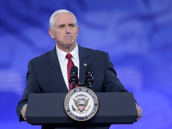 Vice President Mike Pence speaks at the Conservative Political Action Conference (CPAC) in Oxon Hill, Md., Thursday, Feb. 23, 2017. (AP Photo/Susan Walsh)