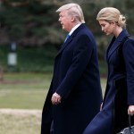 President Donald Trump and his daughter Ivanka walk to board Marine One on the South Lawn of the White House, Wednesday, Feb. 1, 2017, in Washington. (AP Photo/Evan Vucci)