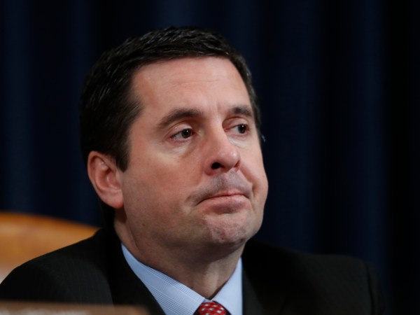 House Intelligence Committee Chairman Rep. Devin Nunes, R-Calif., listens during the committee’s hearing on Capitol Hill in Washington, Monday, March 20, 2017, on allegations of Russian interference in the 2016 U.S. presidential election. (AP Photo/Manuel Balce Ceneta)