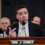 FBI Director James Comey testifies as the House Permanent Select Committee on Intelligence holds its first public hearing on allegations of Russian interference in the 2016 U.S. presidential election and the murky web of contacts between President Donald Trump's campaign and Russia, on Capitol Hill in Washington, Monday, March 20, 2017. (AP Photo/J. Scott Applewhite)