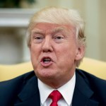 President Donald Trump speaks while meeting with Danish Prime Minister Lars Lokke Rasmussen in the Oval Office at the White House, Thursday, March 30, 2017, in Washington. (AP Photo/Andrew Harnik)