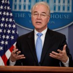 Secretary of Health and Human Services Tom Price speaks during the White House press briefing, Tuesday, March 7, 2017, in Washington. (AP Photo/Evan Vucci)