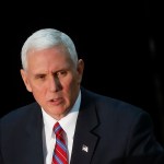 Vice President Mike Pence speaks at the Frame USA facility, Thursday, March 2, 2017, in Springdale, Ohio. Pence visited Ohio to discuss healthcare and other issues while engaging in a "listening session" with small business owners. (AP Photo/John Minchillo)
