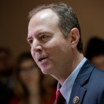 Rep. Adam Schiff, D-Calif., the ranking member of the House Intelligence Committee, speaks to reporters about the actions of Chairman Devin Nunes, R-Calif., as the panel continues to investigate Russian interference in the 2016 U.S. presidential election and the possible link to President Donald Trump's campaign, on Capitol Hill in Washington, Friday, March 24, 2017.  (AP Photo/J. Scott Applewhite)