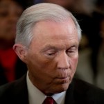 Attorney General-designate, Sen. Jeff Sessions, R-Ala. arrives on Capitol Hill in Washington, Tuesday, Jan. 10, 2017, before his Senate Judiciary Committee's confirmation hearing. (AP Photo/Andrew Harnik)
