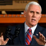 Vice President Mike Pence speaks at a rally to gather support for the Republican plan for the repeal and replacement of the Affordable Care Act at the Trans Parts and Distribution Center, Saturday, March 11, 2017, in Louisville, Ky. (AP Photo/Timothy D. Easley)