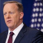 White House Press secretary Sean Spicer speaks to the media during the daily briefing in the Brady Press Briefing Room of the White House, Friday, March 24, 2017. (AP Photo/Pablo Martinez Monsivais)