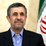 Former Iranian President Mahmoud Ahmadinejad gives an interview to The Associated Press at his office, in Tehran, Iran, Saturday, April 15, 2017. Former Iranian President Mahmoud Ahmadinejad says he does not view recent U.S. missile strikes on ally Syria as a message for Iran, which he called a "powerful country" that the U.S. cannot harm. (AP Photo/Ebrahim Noroozi)