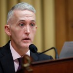 Chairman Rep. Trey Gowdy, R-S.C., speaks during a hearing of the House Judiciary Subcommittee on Crime, Terrorism, Homeland Security, and Investigations, on Capitol Hill, Tuesday, April 4, 2017 in Washington. (AP Photo/Alex Brandon)
