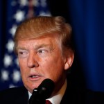 President Donald Trump speaks at Mar-a-Lago, Thursday, April 6, 2017, in Palm Beach, Fla. (AP Photo/Alex Brandon)