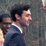 /// CAPTION:Democratic congressional candidate Jon Ossoff is seen with supporters outside of the East Roswell Branch Library in Roswell, Ga., on the first day of early voting, Monday, March 27, 2017. The postelection dominoes of President Donald Trumps administration picks and a California Democratic appointment have created five openings in the U.S. House of Representatives, including the Republican-leaning 6th Congressional District outside of Atlanta. Democrats believe Ossoff, 30, has a shot based on Trumps underperformance and the candidates early fundraising success. (AP Photo/Alex Sanz)[unknown.png][unknown_1.png]ALEX SANZASSOCIATED PRESS TELEVISION NEWSASANZ@AP.ORG[cid:44442C73-57D8-4C6F-AB06-7A002D37CBF0] [cid:C13A27B9-4FD1-47CB-9988-5E2CFDF955F4] 101 MARIETTA STREET NWATLANTA, GA 30303(404) 353-5439ASSOCIATED PRESS TELEVISION NEWS IS THE INTERNATIONAL TELEVISION DIVISION OF THE ASSOCIATED PRESS, THE WORLD'S OLDEST AND LARGEST NEWSGATHERING ORGANIZATION. VIDEO CAPTURED BY THE ASSOCIATED PRESS CAN BE SEEN BY OVER HALF OF THE WORLDS POPULATION ON ANY GIVEN DAY.CLICK HERE TO SEND NEWS TIPS, DOCUMENTS OR OTHER FILES SECURELY AND CONFIDENTIALLY TO AP.