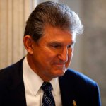 Sen. Joe Manchin, D-W. Va. listens to a reporter's question before a policy luncheon on Capitol Hill in Washington, Tuesday, April 25, 2017. (AP Photo/Alex Brandon)