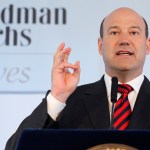 Gary Cohn, President and COO of Goldman Sachs, speaks at a ground breaking ceremony for the new site of Harlem Children's Zone Promise Academy, Wednesday, April 6, 2011 in New York.  The school will serve 1,300 students from kindergarten to 12th grade. Goldman Sachs contribute $20 million. (AP Photo/Mark Lennihan)