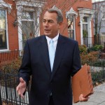 FILE - In this Jan. 5, 2011, file photo, U.S. Rep. John Boehner, R-Ohio, who was elected House Speaker later that day during the 112th Congress, walks out of his home on Capitol Hill in Washington. The prominent Washington-based law and lobbying firm Squire Patton Boggs said Tuesday, Sept. 20, 2016, that former House Speaker John Boehner is joining the international firm as a strategic adviser to clients, focusing on global business development, but won't be a lobbyist. (AP Photo/Alex Brandon, File)