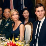 Ivanka Trump, second from right, the daughter and assistant to President Donald Trump, is seated with her husband White House senior adviser Jared Kushner, right, during a dinner with President Donald Trump and Chinese President Xi Jinping, at Mar-a-Lago, Thursday, April 6, 2017, in Palm Beach, Fla. (AP Photo/Alex Brandon)