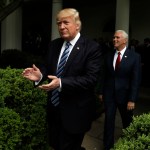 President Donald Trump speaks in the Rose Garden of the White House, Thursday, May 4, 2017, in Washington. (AP Photo/Evan Vucci)
