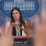Deputy White House Press Secretary Sarah Huckabee Sanders speaks during the daily briefing at the White House in Washington, Wednesday, May 10, 2017. Sanders was asked about the firing of FBI Director James Comey, President Donald Trump's meeting with Russian Foreign Minister Sergey Lavrov and other topics. (AP Photo/Susan Walsh)