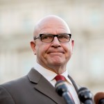 National Security Adviser H.R. McMaster pauses while speaking to members of the media outside the West Wing of the White House, Monday, May 15, 2017, in Washington. (AP Photo/Andrew Harnik)