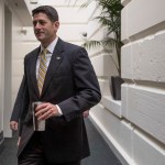 House Speaker Paul Ryan of Wis., arrives for a GOP caucus meeting on Capitol Hill in Washington, Tuesday, May 23, 2017. (AP Photo/Andrew Harnik)