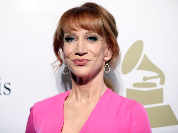 Kathy Griffin attends the Clive Davis and The Recording Academy Pre-Grammy Gala at The Beverly Hilton Hotel on Saturday, Feb. 11, 2017, in Beverly Hills, Calif. (Photo by Rich Fury/Invision/AP)