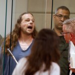 Max stabbing suspect Jeremy Christian is arraigned in Multnomah County Circuit Court in Portland on Tuesday, May 30. Christian shouted, "Free speech or die. Get out if you don't like free speech ... you call it terrorism, I call it patriotism ... die." Christian is accused of killing two men on a commuter MAX train on Friday after the men tried to prevent Christian from harassing two girls. (POOL photos by Beth Nakamura/The Oregonian/OregonLive)