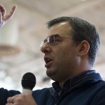 U.S Rep. Justin Amash, R-Cascade Township, speaks to the audience during a town hall meeting on Feb. 23, 2017 at the Full Blast Recreation Center in Battle Creek, Mich. (Carly Geraci | MLive.com)