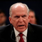 Former CIA Director John Brennan testifies on CapitolHill in Washington, Tuesday, May 23, 2017, before the House Intelligence Committee Russia Investigation Task Force. (AP Photo/Pablo Martinez Monsivais)