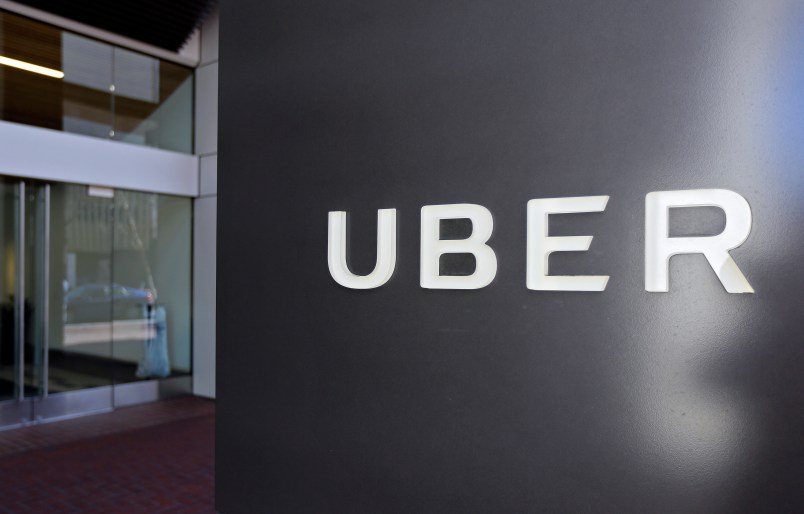 FILE- This March 1, 2017, file photo shows an exterior view of the headquarters of Uber in San Francisco. On Wednesday, April 12, 2017, Uber said its head of communications, Rachel Whetstone, has decided to leave the ride-hailing company. In a memo to employees, CEO Travis Kalanick called her a “force of nature” who was “was way ahead of the game when it came to many of the changes we needed to make as a company.” (AP Photo/Eric Risberg, File)
