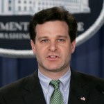 Assistant Attorney General, Christopher Wray, right, and  Director of the Executive Office for U.S. Attorneys, Mary Beth Buchanan, hold a press conference, Wednesday, Jan. 12, 2005, in Washington. The Justice Dept. is responding to the Supreme Court's ruling that juries, not judges, should consider factors that can add years to defendants' prison sentences applies as well to the 17-year-old federal guideline system. (AP Photo/Lawrence Jackson)