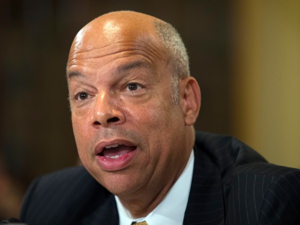 Homeland Security Secretary Jeh Johnson testifies on Capitol Hill in Washington, Thursday, July 14, 2016, before the House Homeland Security hearing on "Worldwide Threats to the Homeland: ISIS and the New Wave of Terror."  (AP Photo/Evan Vucci)