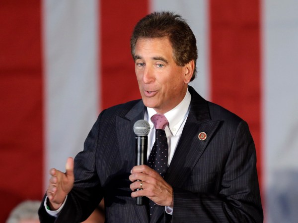 FILE – In this Sept. 29, 2014, file photo, U.S. Rep. Jim Renacci, R-Ohio, speaks at a GOP Get Out the Vote rally in Independence, Ohio. Renacci, who entered the 2018 Ohio governor's race Monday, March 20, 2017, has served in Congress since 2011 and is a longtime entrepreneur from the northeast Ohio city of Wadsworth. (AP Photo/Mark Duncan, File)
