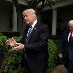 President Donald Trump speaks in the Rose Garden of the White House, Thursday, May 4, 2017, in Washington. (AP Photo/Evan Vucci)