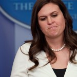 Deputy White House press secretary Sarah Huckabee Sanders speaks during the daily press briefing, Thursday, May 11, 2017, in Washington. (AP Photo/Evan Vucci)