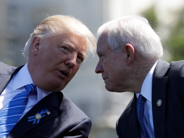 President Donald Trump XXXX at the White House, Friday, May 12, 2017, in Washington. (AP Photo/Evan Vucci)