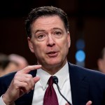 Former FBI Director James Comey speaks during a Senate Intelligence Committee hearing on Capitol Hill, Thursday, June 8, 2017, in Washington. (AP Photo/Andrew Harnik)