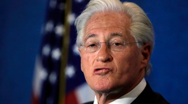 Marc Kasowitz personal attorney of President Donald Trump  makes a statement following the congressional testimony of former FBI Director James Comey at the National Press Club in Washington, Thursday, June 8, 2017.    (AP Photo/Manuel Balce Ceneta)