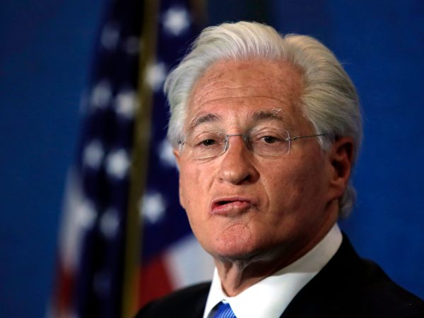 Marc Kasowitz personal attorney of President Donald Trump  makes a statement following the congressional testimony of former FBI Director James Comey at the National Press Club in Washington, Thursday, June 8, 2017.    (AP Photo/Manuel Balce Ceneta)