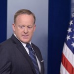 White House press secretary Sean Spicer arrives for the daily briefing at the White House in Washington, Monday, June 12, 2017. (AP Photo/Susan Walsh)