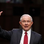 Attorney General Jeff Sessions is sworn-in on Capitol Hill in Washington, Tuesday, June 13, 2017, prior to testifying before the Senate Intelligence Committee hearing about his role in the firing of James Comey, his Russian contacts during the campaign and his decision to recuse from an investigation into possible ties between Moscow and associates of President Donald Trump. (AP Photo/Alex Brandon)