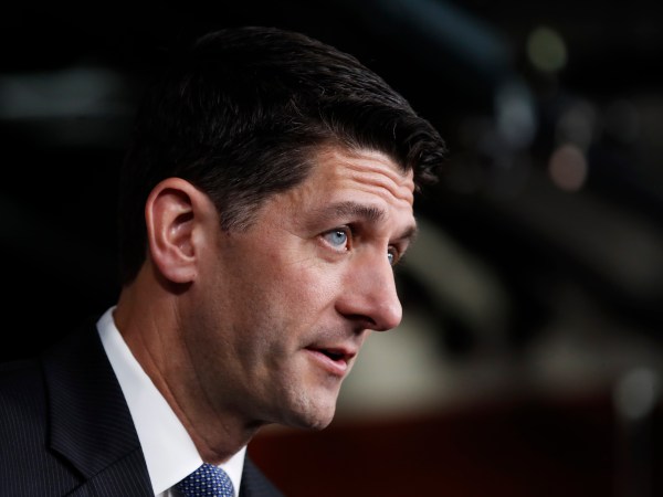 Speaker of the House Paul Ryan of Wis., speaks to reporters during a news conference on Capitol Hill in Washington, Thursday, June 22, 2017.   (AP Photo/Manuel Balce Ceneta)