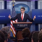 Energy Secretary Rick Perry speak during the  daily briefing at the White House in Washington, Tuesday, June 27, 2017. (AP Photo/Susan Walsh)